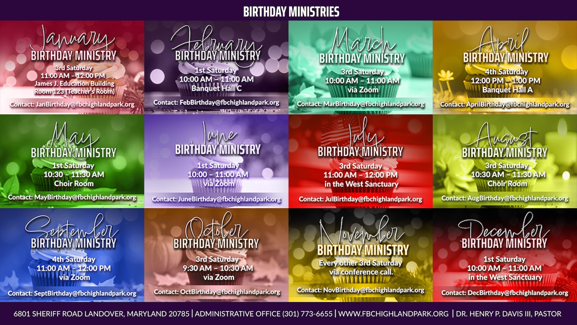 Birthday Ministries V003