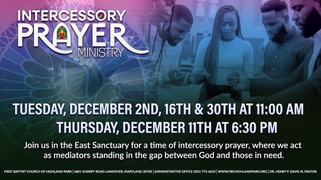 Intercessory Prayer for December 2025 V2